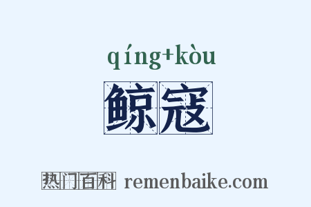 鲸寇是什么意思的图片